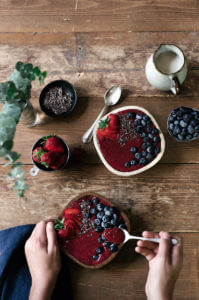 vegan berry smoothis bowl-2