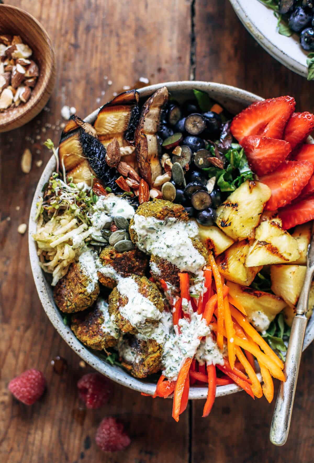 Whole Vegan Sweet Potato Falafel Bowl Paleo Gluten Free