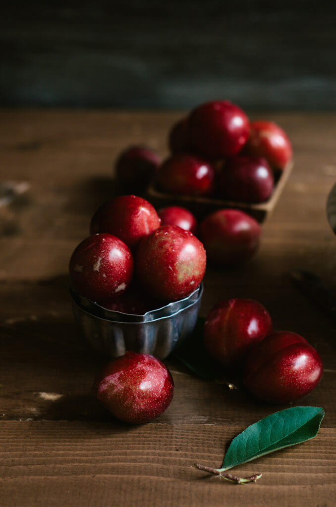 Mocha Plum Cake - The Oven