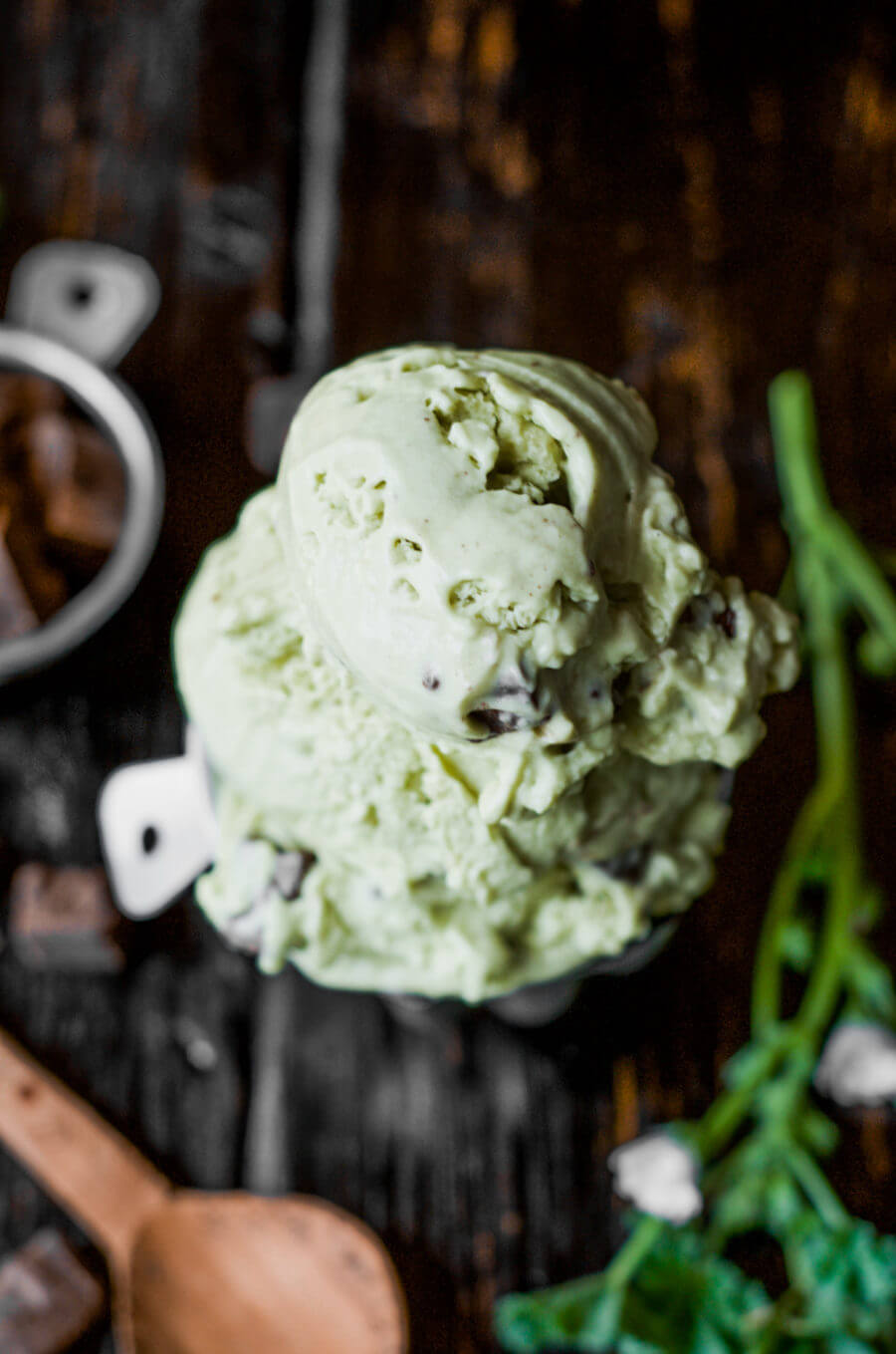 Dairy Free Mint IceCream Paleo Gluten Free