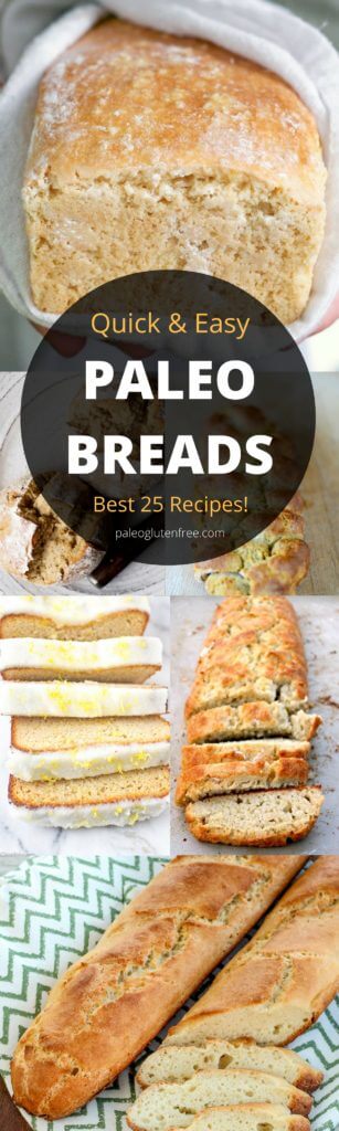 The best, most delicious PALEO Bread recipes! Easy crusty gluten free bread. Low carb almond flour paleo bread recipes. Homemade bread recipes. Quick gluten free bread that tastes better than real!!