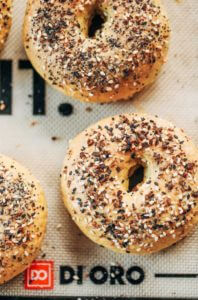 Gluten free, grain free, nut free, no yeast, easy, healthy, paleo bagel recipe. Best easy to make paleo bagels that taste "real"! You wont even know they don't have grains- because they taste and look like the real thing! Best gluten free bagel recipe. Easy paleo bagels. Best paleo bagels. Easy gluten free paleo bagels. Flourless paleo bagels.