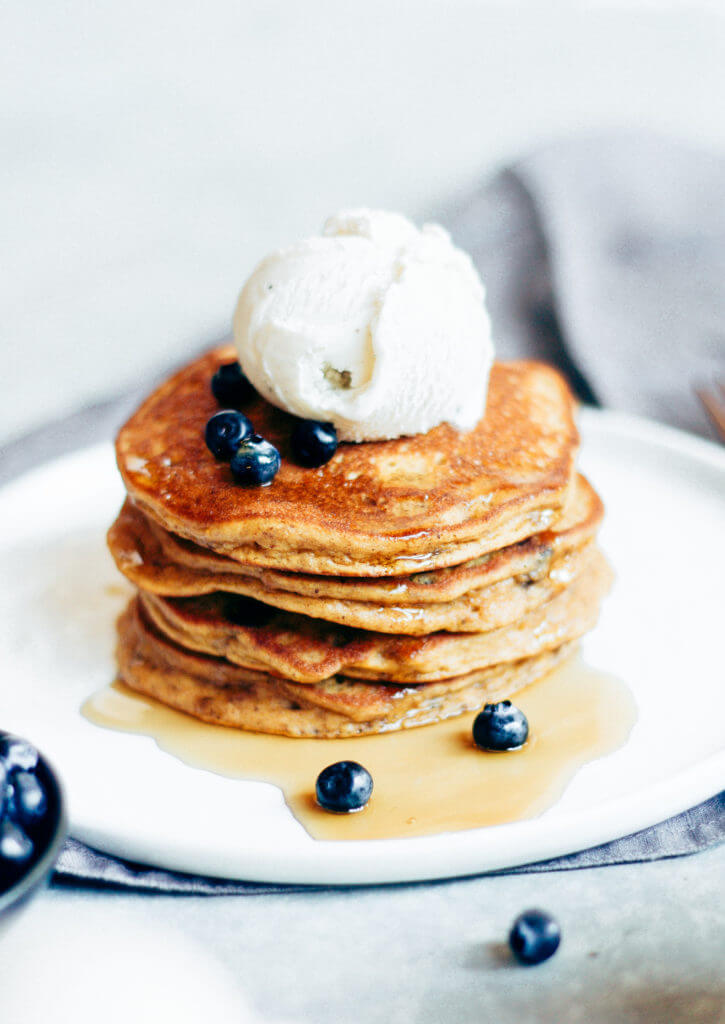 Light and Fluffy Pumpkin Pancakes that are grain free and Paleo! #paleo #breakfast #pancakes Paleo breakfast. Low carb paleo breakfast. Paleo breakfast on the go. Paleo for beginners. Paleo diet recipes. Paleo breakfast snacks. Almond flour paleo pancakes. Easy gluten free healthy pancakes.