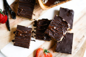 Best Paleo “Peanut Butter” Protein Bars. Gluten free, paleo, and healthy snacks and dessert recipes for on the go. Easy paleo cookies.