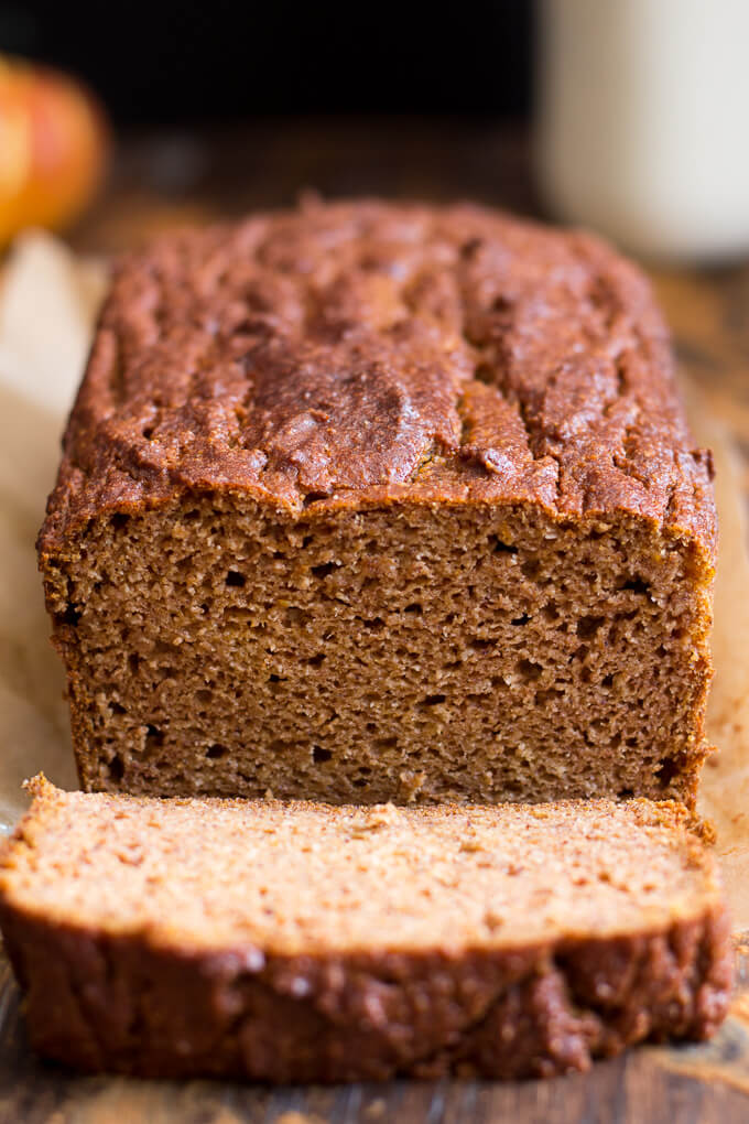 Grain free, gluten free, healthy, paleo, pumpkin bread. Perfect for the fall season! Paleo bread for breakfast. Best Paleo Pumpkin recipes for breakfast!