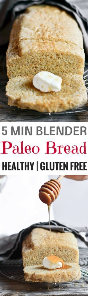 Healthy 5 Minute gluten free sandwich bread. Easy paleo diet recipes. Best gluten free bread.