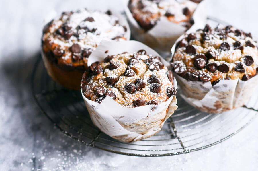 5 Minute Gluten Free Paleo Banana Muffins