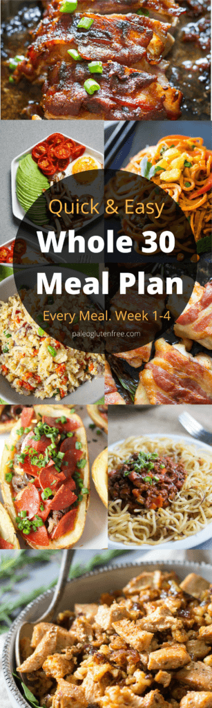 quick-whole-30-menu-meal-plan - Paleo Gluten Free