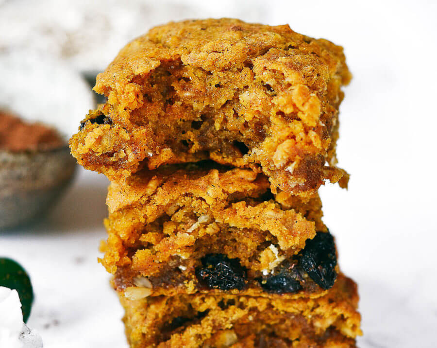 Healthy Oatmeal Pumpkin Bars