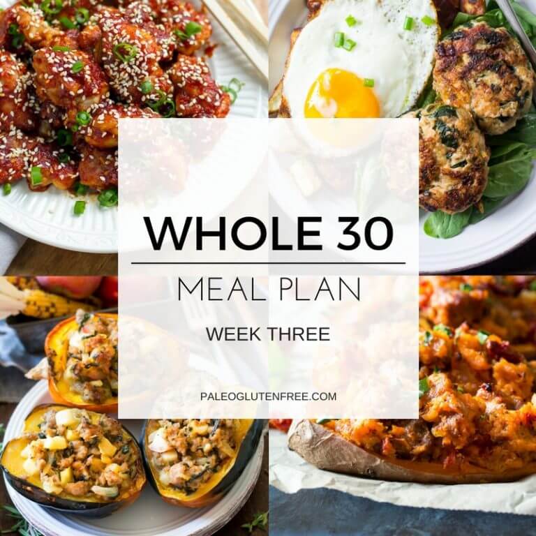 Best Whole 30 Menu Plan - Paleo Gluten Free Eats