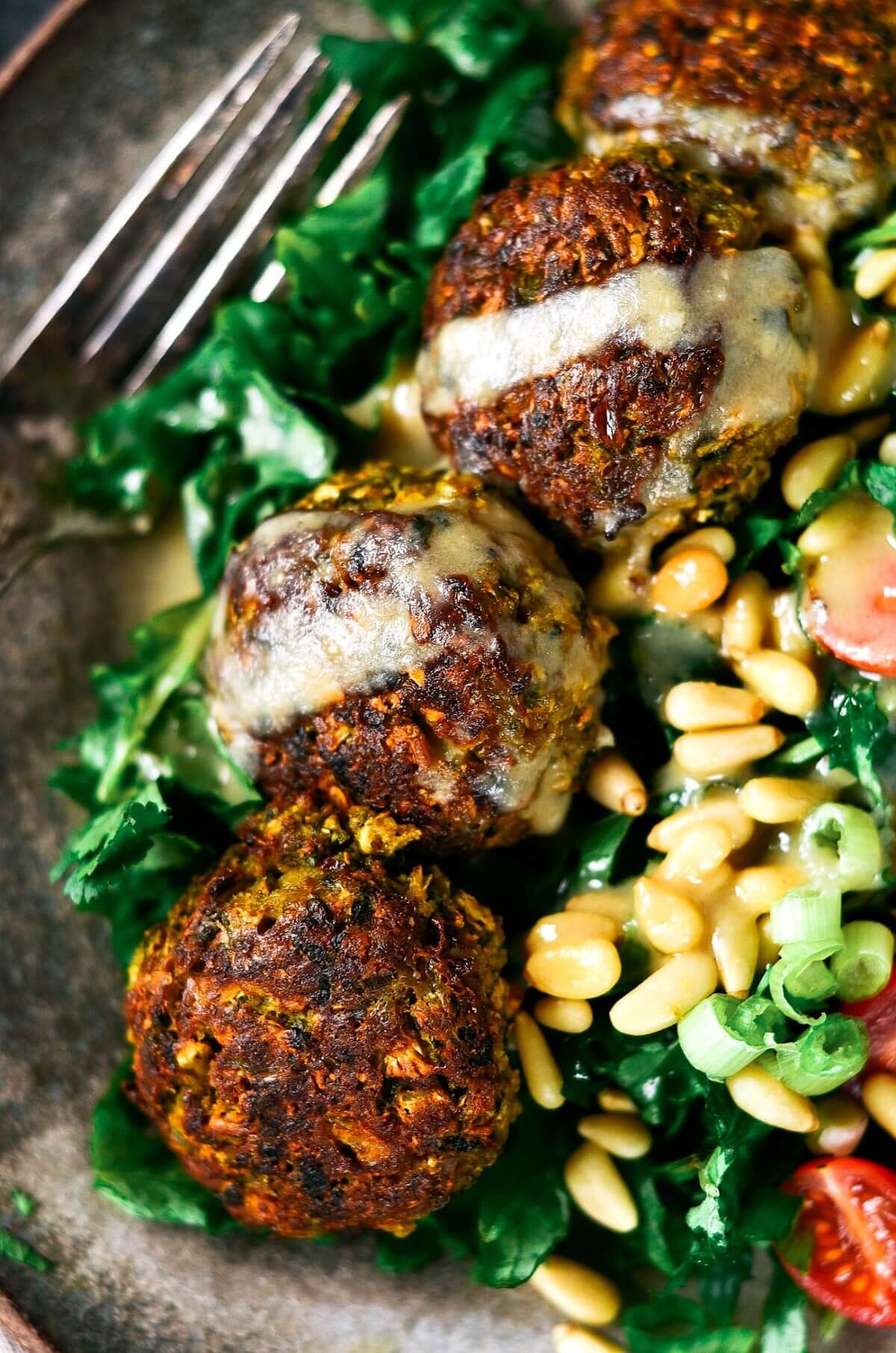 Perfect Whole30 Blender Cauliflower Falafel Tahini Bowl - Paleo Gluten Free