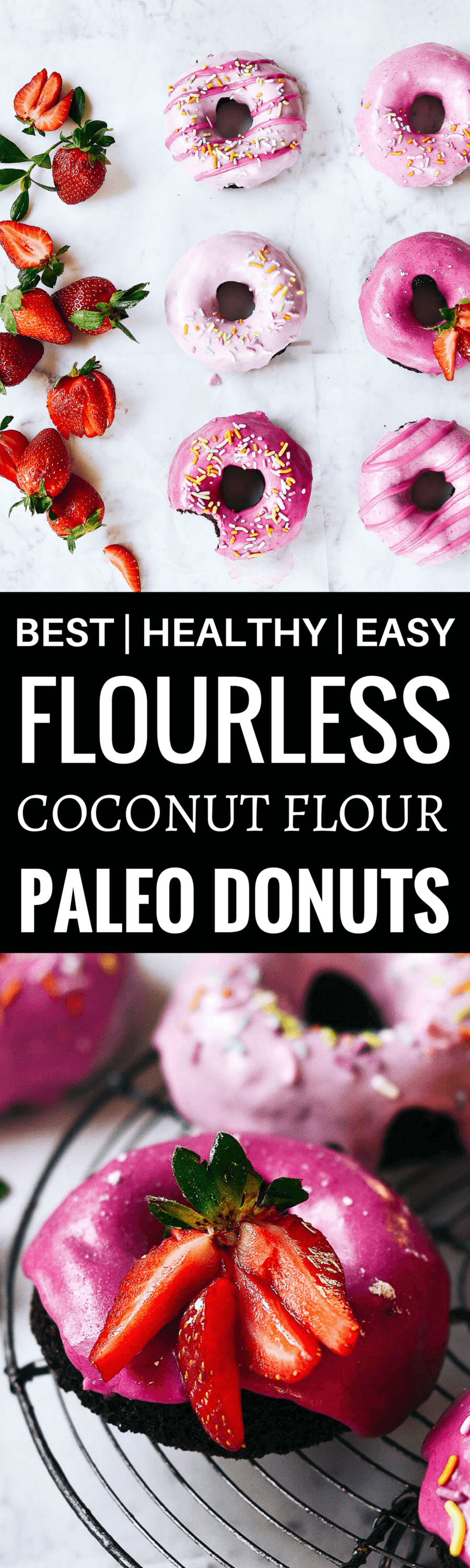 Easy Paleo Coconut Flour Chocolate Donuts - Paleo Gluten Free