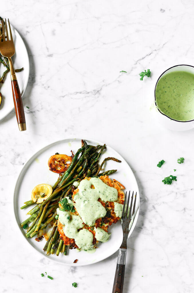 Zesty herb salmon burgers with lemon asparagus and tzatziki sauce! An easy and delicious whole30 meal that is ready in 20 minutes! Paleo, whole30, and a whole lot of fresh flavor. whole30 meal plan. Easy whole30 dinner recipes. Easy whole30 dinner recipes. Whole30 recipes. Whole30 lunch. Whole30 meal planning. Whole30 meal prep. Healthy paleo meals. Healthy Whole30 recipes. Easy Whole30 recipes. Easy whole30 dinner recipes.