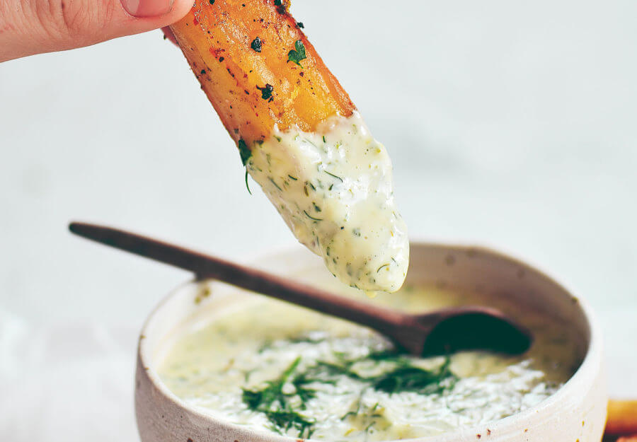 Extra Crispy Garlic Lime Sweet Potato Fries