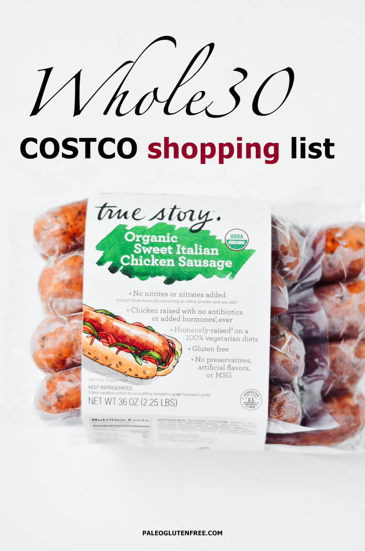 Best Whole30 Costco Shopping List - Paleo Gluten Free