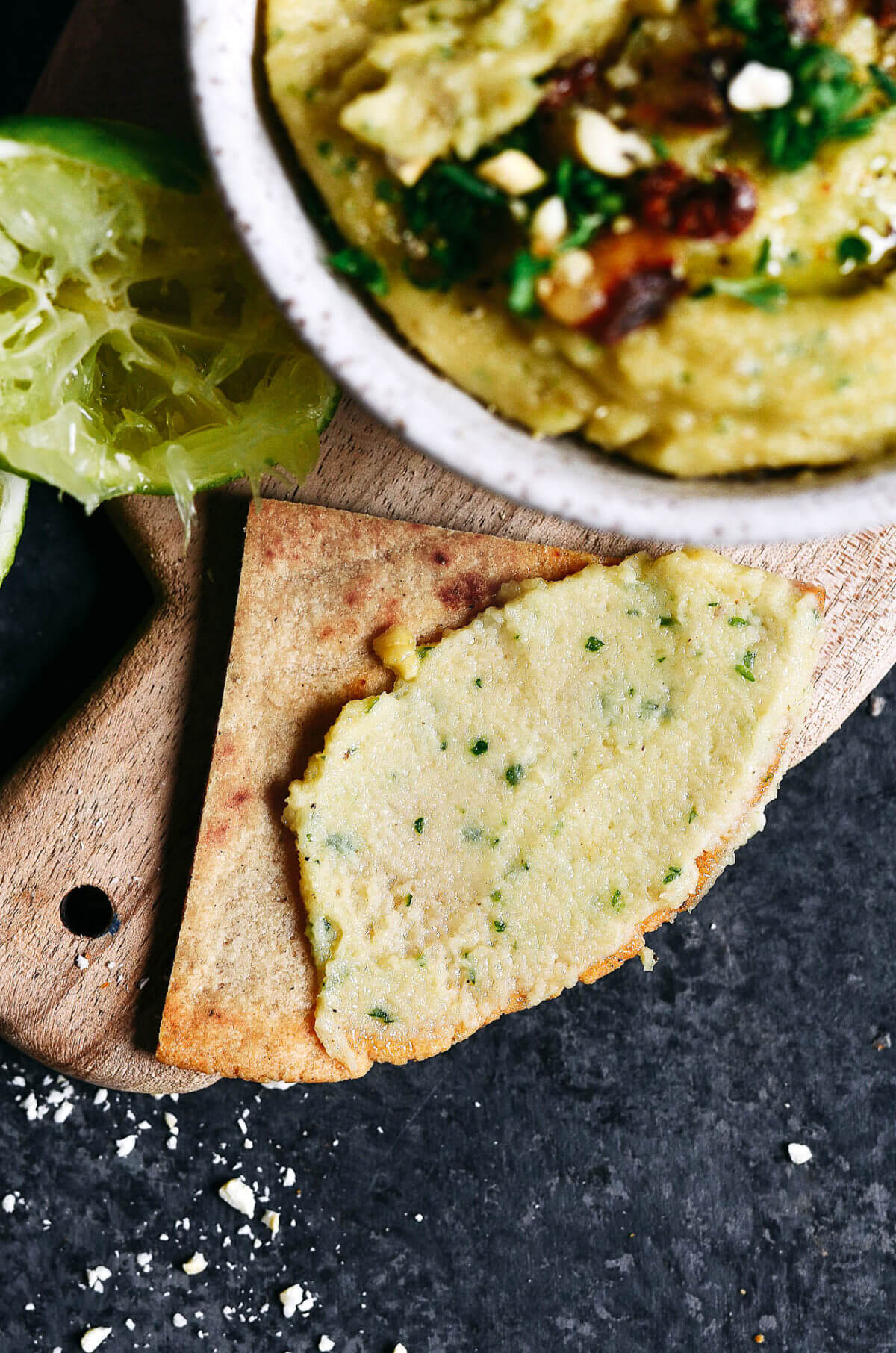 Garlic Lime Cashew Hummus Paleo Gluten Free