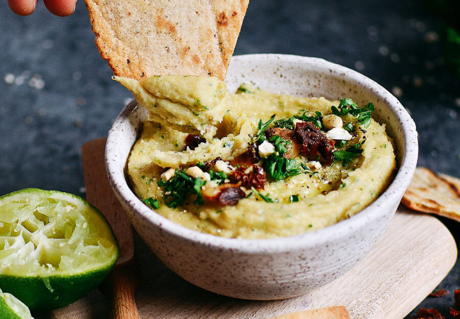 Garlic Lime Cashew Hummus