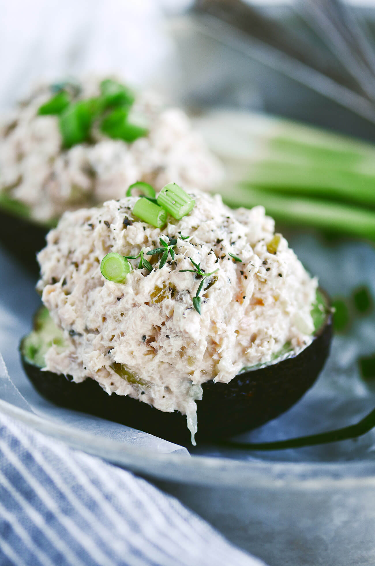 Creamy Whole30 Avocado Tuna Boats Paleo Gluten Free