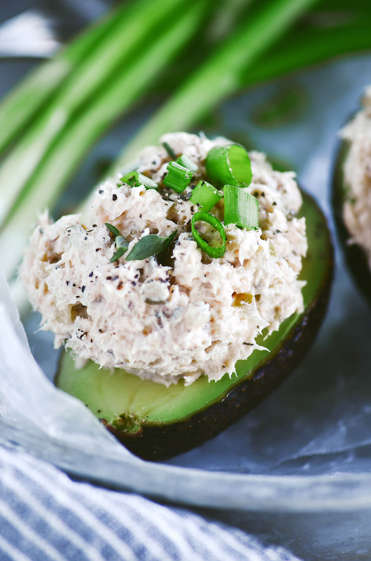 Creamy Whole30 Avocado Tuna Boats Paleo Gluten Free