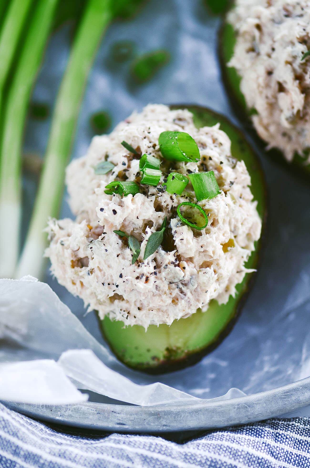 Creamy Whole30 Avocado Tuna Boats Paleo Gluten Free