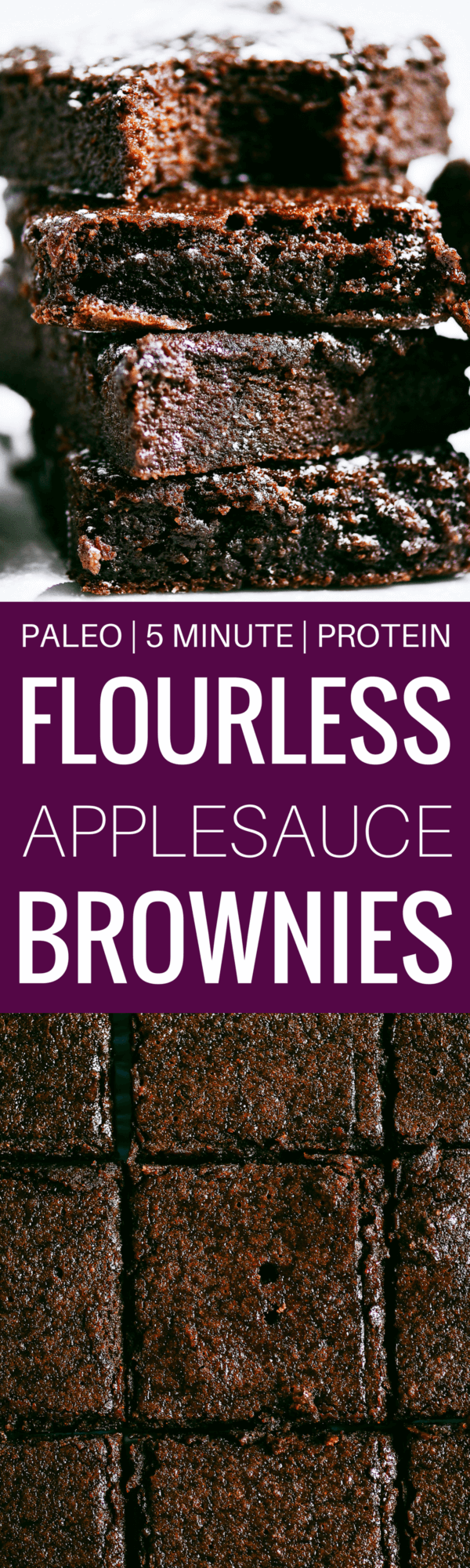 Fudgey Paleo Applesauce Brownies Paleo Gluten Free