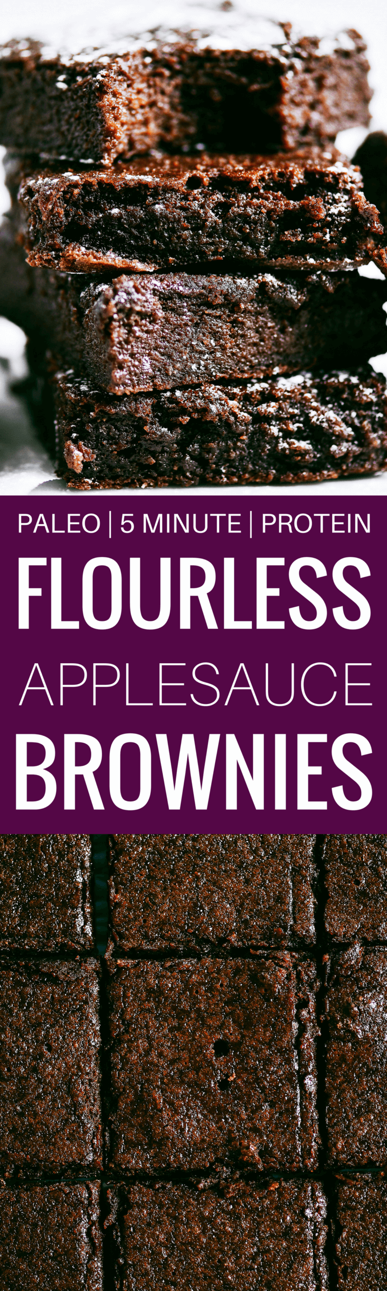 Fudgey Paleo Applesauce Brownies Paleo Gluten Free