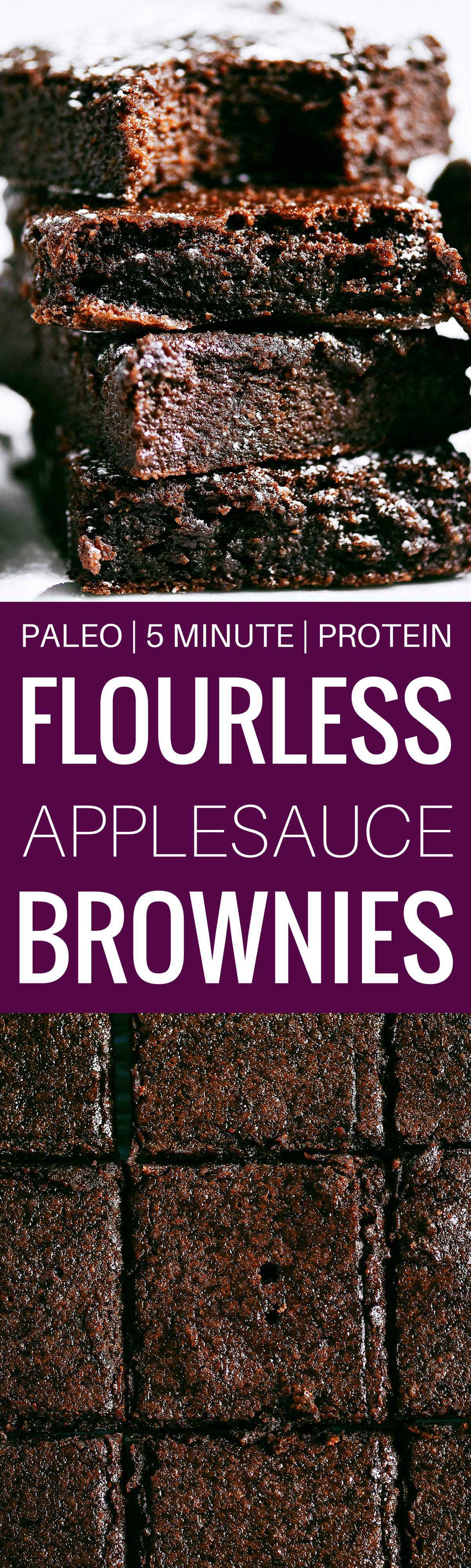 Fudgey Paleo Applesauce Brownies Paleo Gluten Free