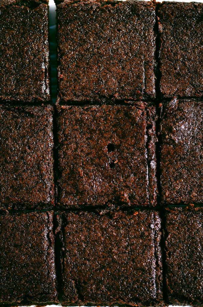 Fudgey paleo applesauce brownies made with collagen! Easy decadent and healthy treat. Cakey and moist! Gluten free, dairy free, and naturally sweetened. Make ahead and freeze! Best gluten free brownies. Best paleo brownies recipe. Fudgey paleo brownie recipe. Fudgey chocolate brownies. Healthy brownie recipe. Easy paleo brownies.