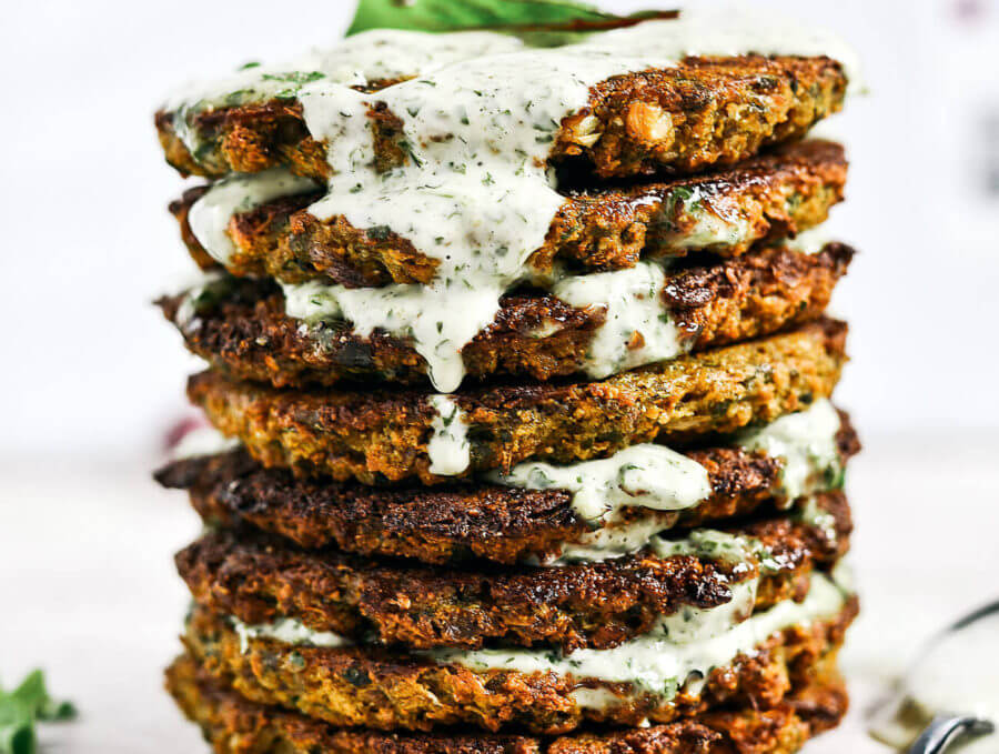 Crispy Baked Whole30 Cauliflower Patties