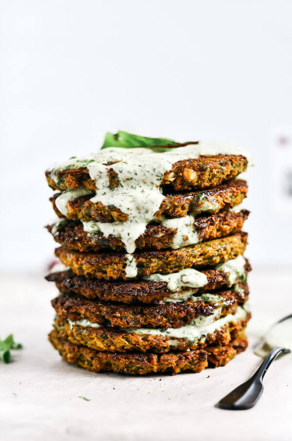 Crispy Baked Whole30 Cauliflower Patties Paleo Gluten Free