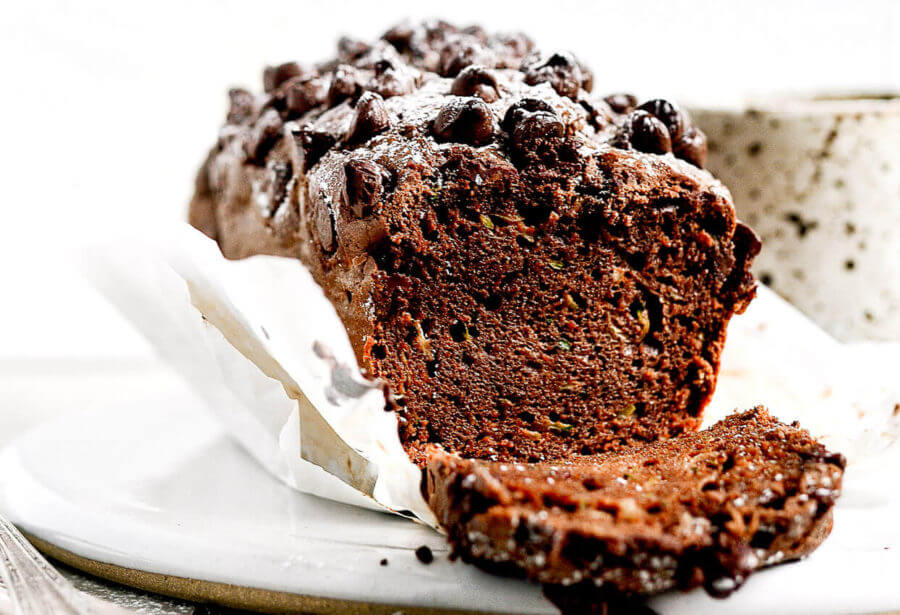 Paleo Almond Butter Chocolate Zucchini Bread