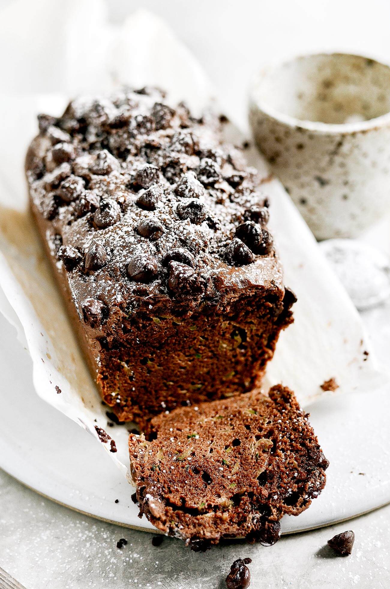 Paleo Almond Butter Chocolate Zucchini Bread - Paleo Gluten Free