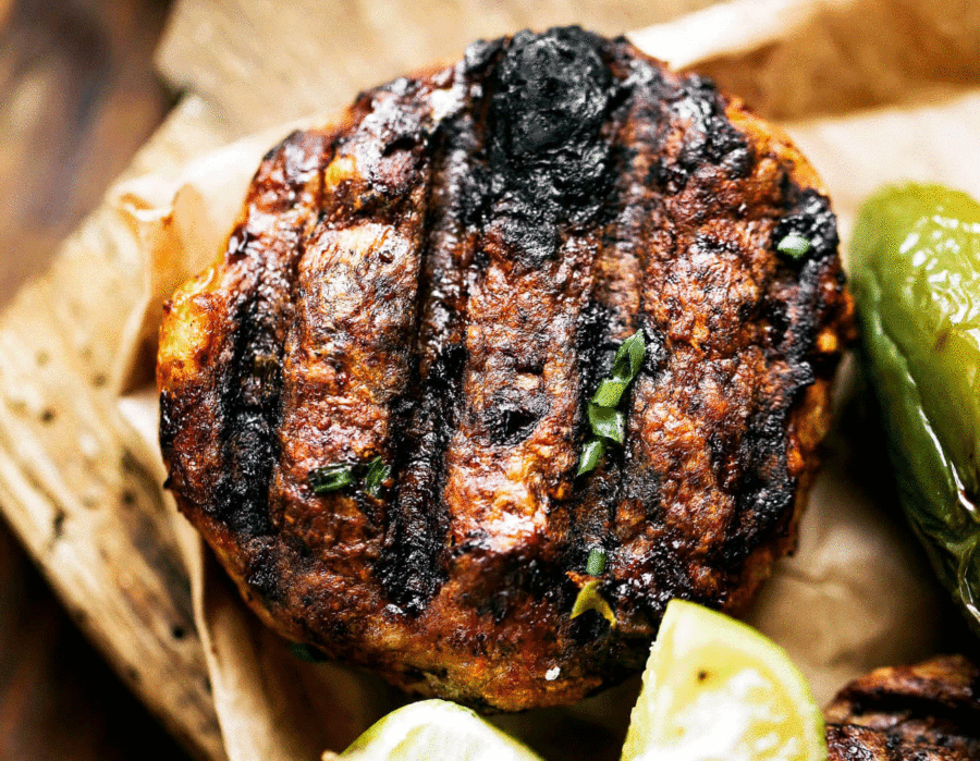 Spicy Grilled Avocado Chicken Burgers