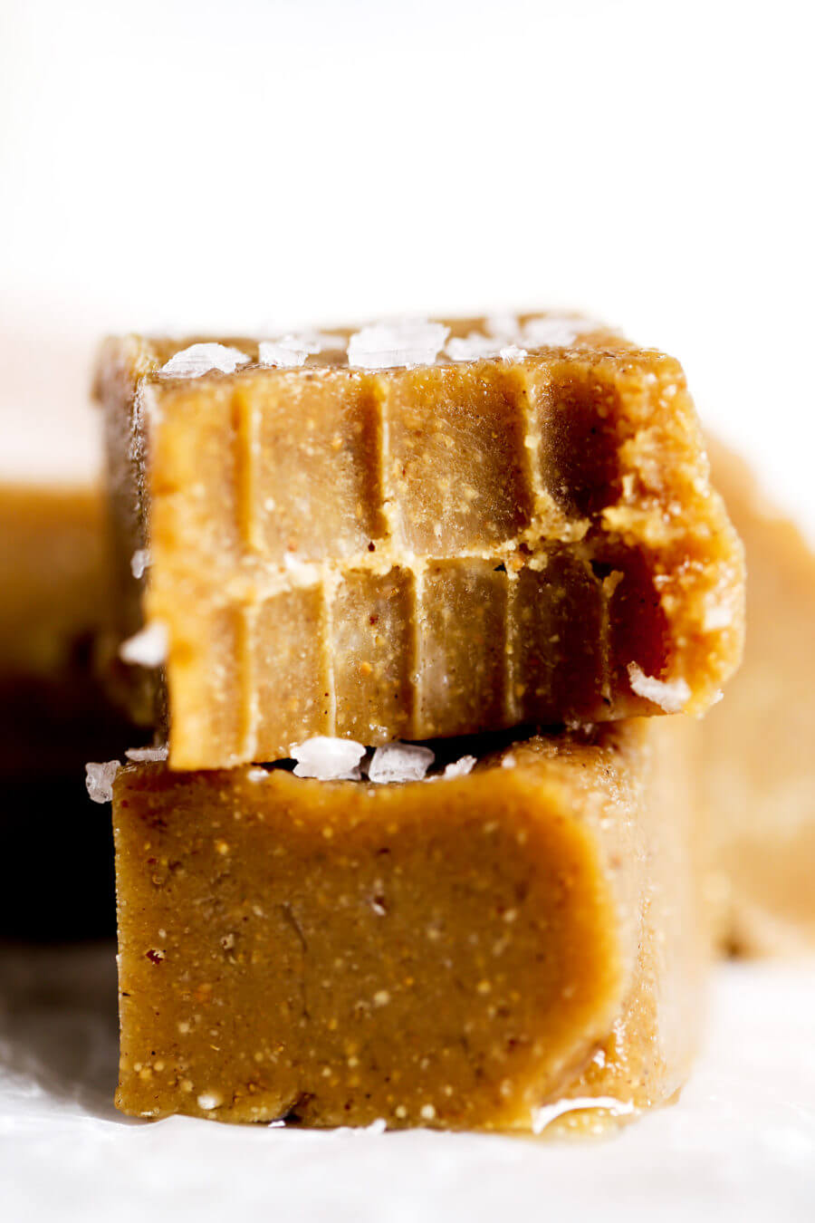 Salted Caramel Cashew Butter Fudge Paleo Gluten Free