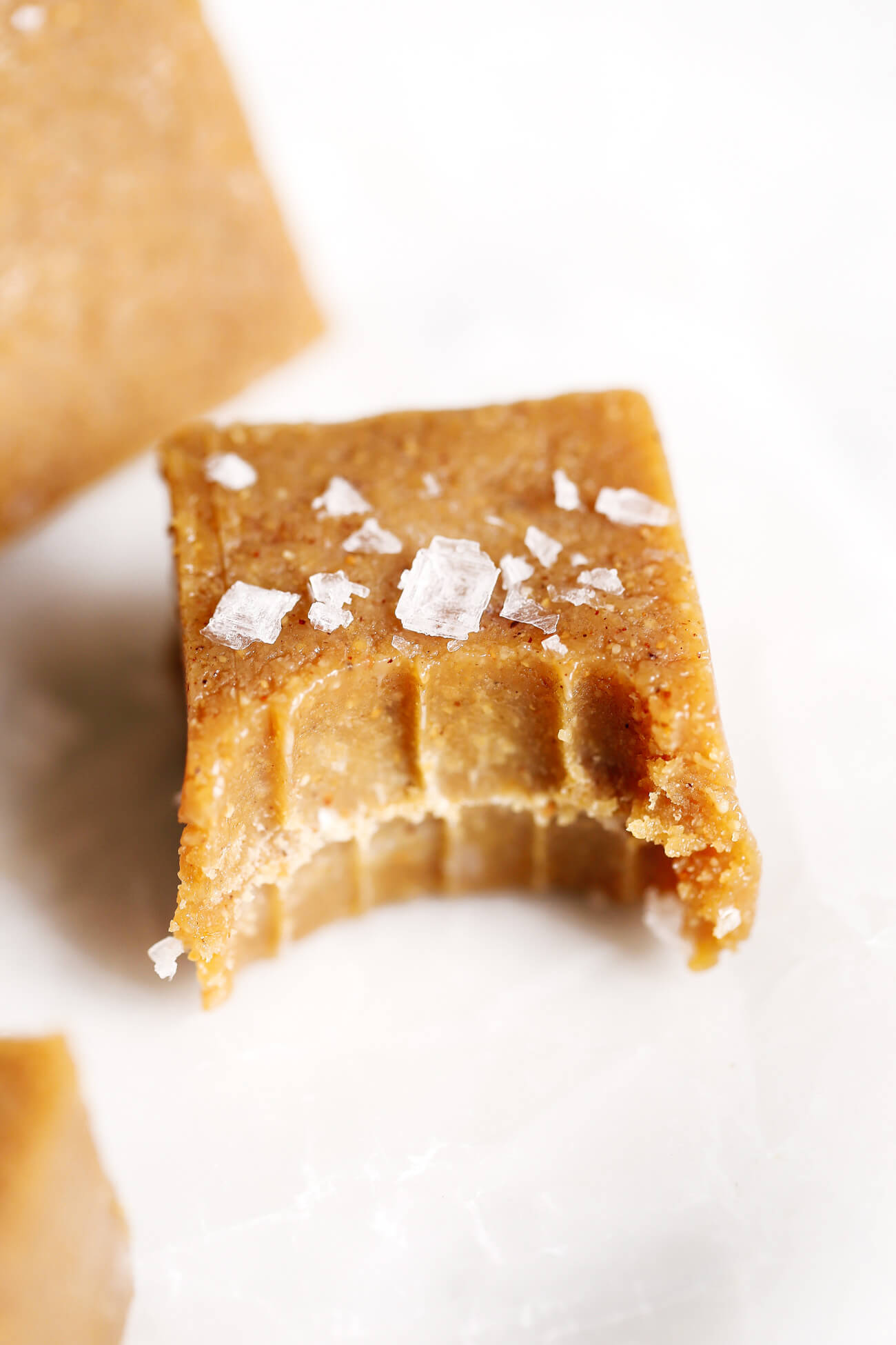 Salted Caramel Cashew Butter Fudge Paleo Gluten Free