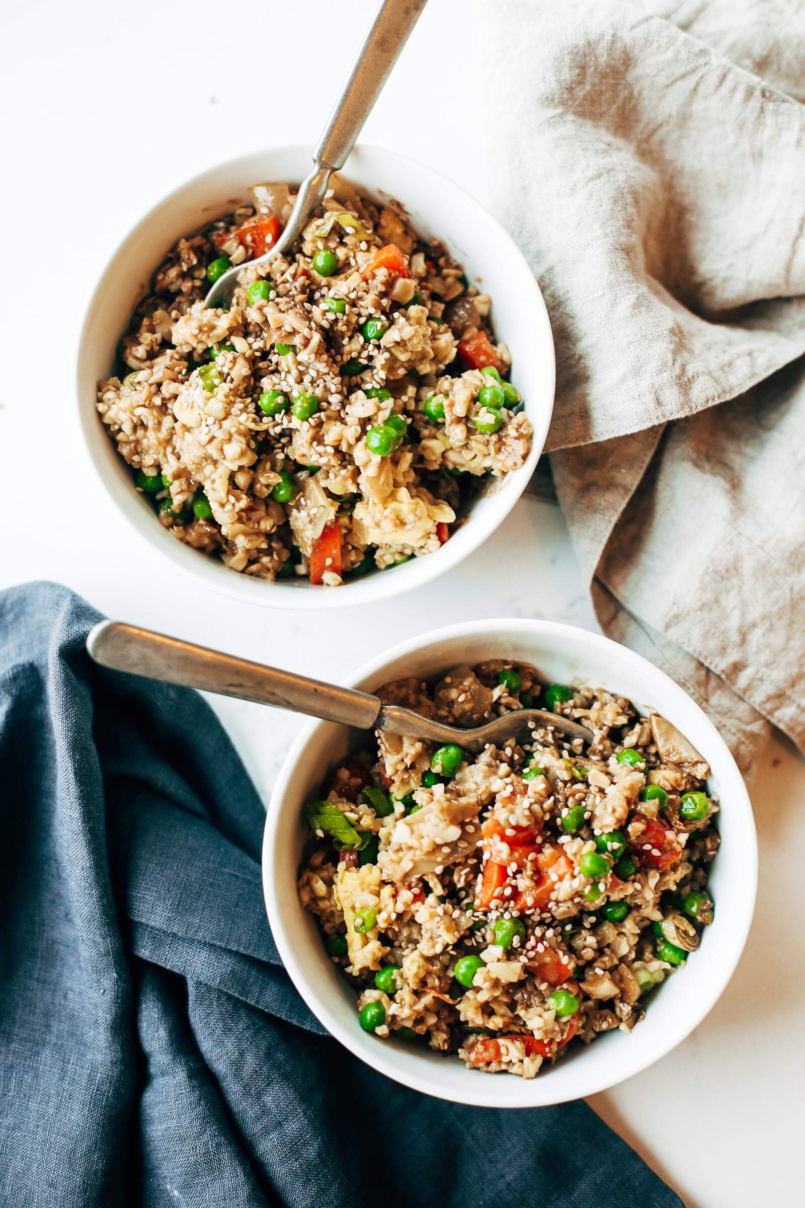 Whole30 Fried Cauliflower Rice Paleo Gluten Free