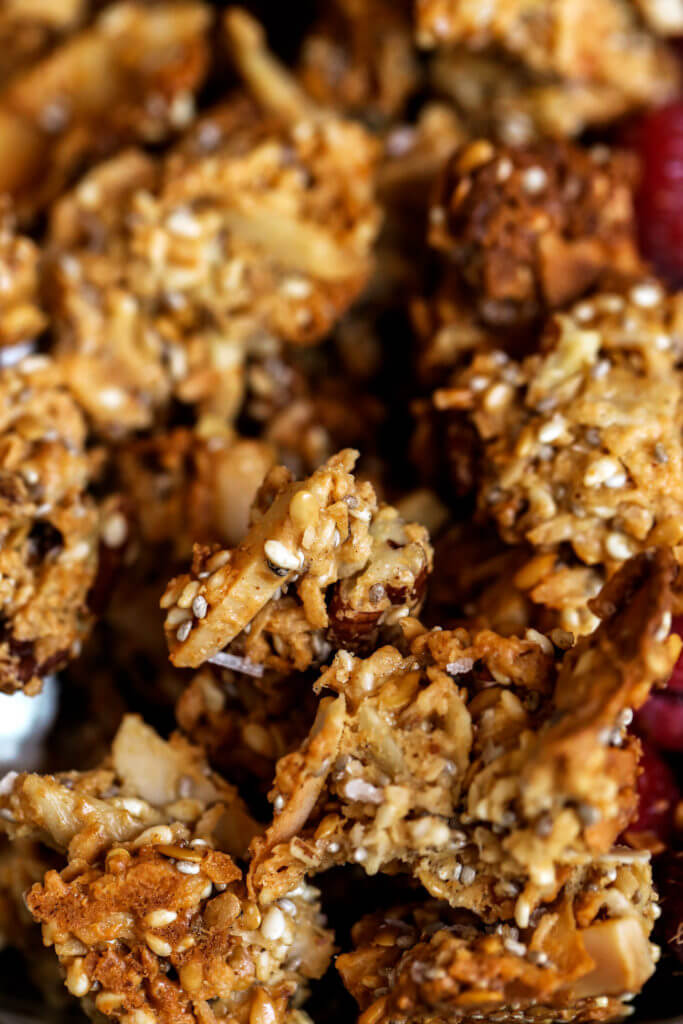 Sea Salt Cashew Butter Paleo Granola - Paleo Gluten Free Eats
