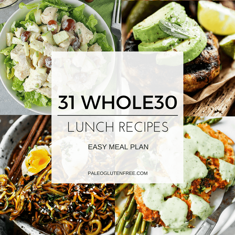 Best Whole30 Lunch Recipes Meal Plan