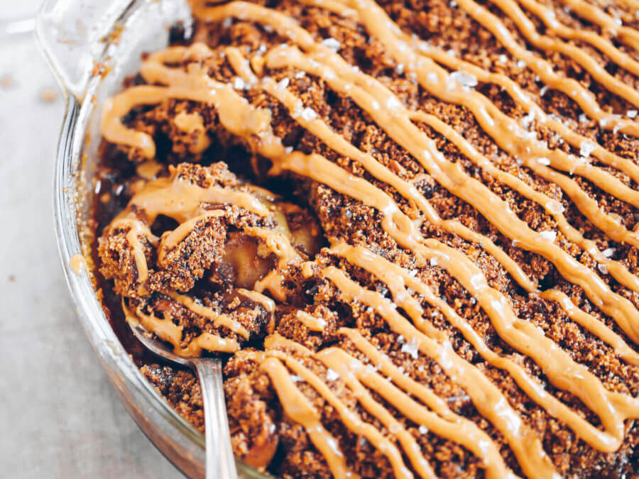 Grain Free Paleo Apple Pie Crisp