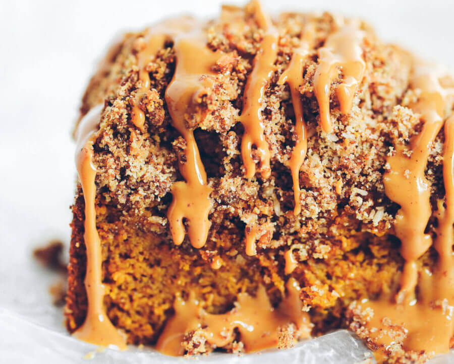 Gluten Free Paleo Pumpkin Coffee Cake