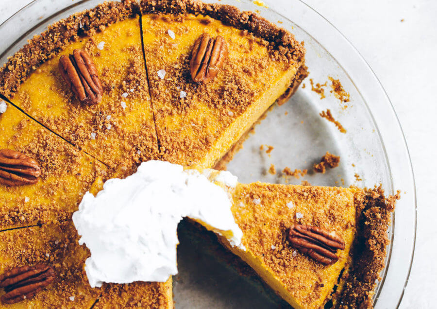 Easiest Vegan Pumpkin Cheesecake Paleo Gluten Free