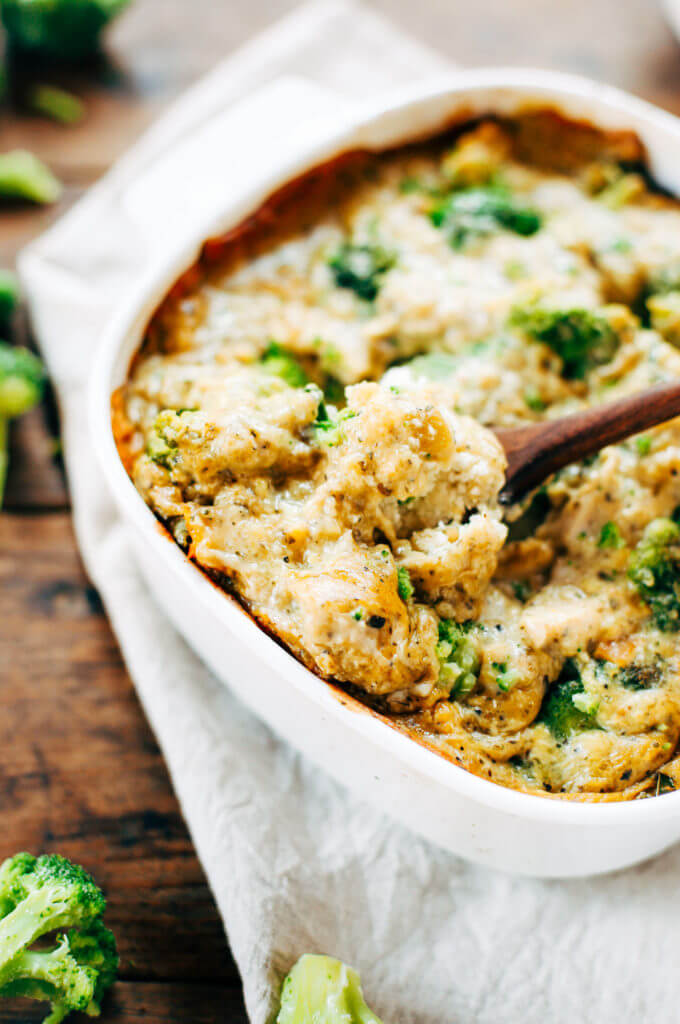 Creamy whole30 chicken, broccoli, cauliflower rice casserole. Your family is going to love this warm and comforting casserole! Kid proof and stuffed with three veggies, topped with the best herb cream sauce. Extra creamy whole30 spaghetti squash casserole. Easy whole30 dinner recipes. Whole30 recipes. Whole30 lunch. Whole30 recipes just for you. Whole30 meal planning. Whole30 meal prep. Healthy paleo meals. Healthy Whole30 recipes. Easy Whole30 recipes.