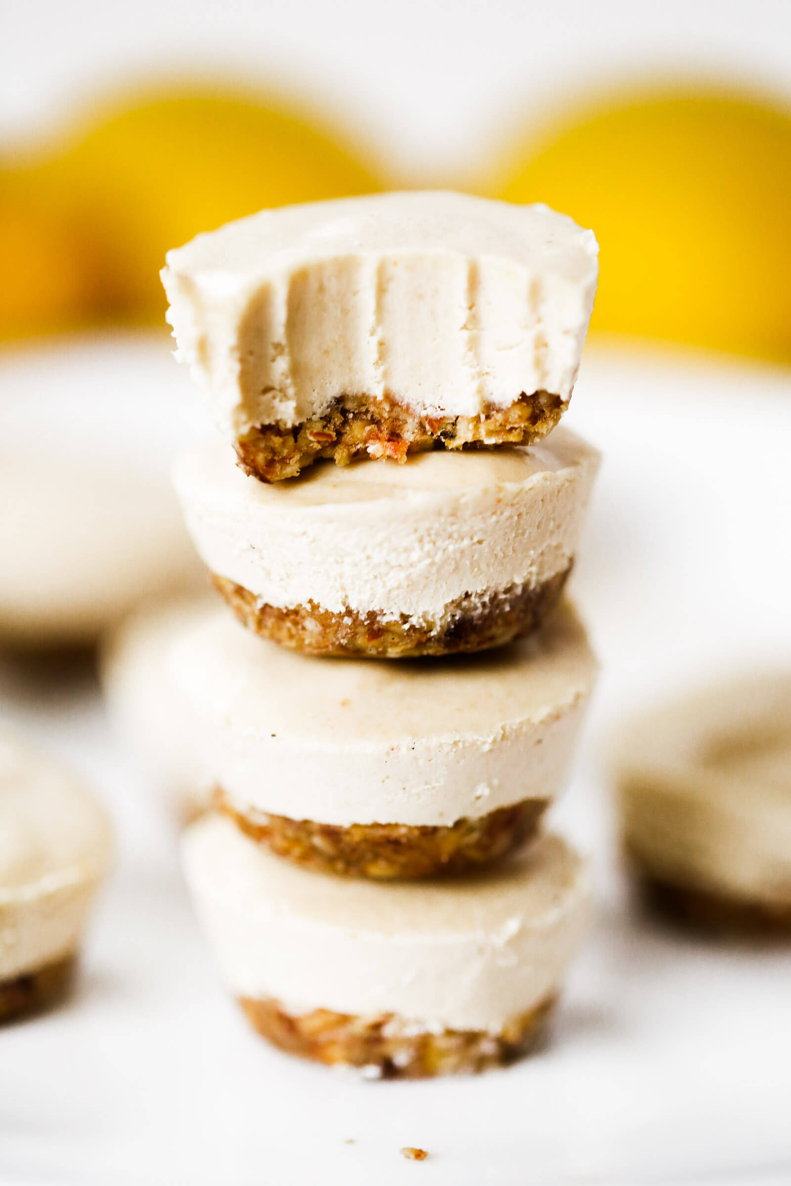 No Bake Lemon Cheesecake Bites Paleo Gluten Free