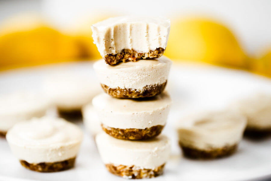 No Bake Lemon Cheesecake Bites