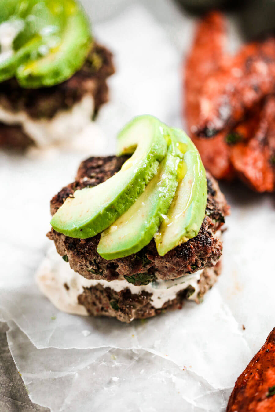 Chile Lime Avocado Burgers - Paleo Gluten Free