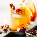 Sugar free holiday drinks. Non alcoholic sugar free punch- the perfect party hit, both kids and adults will love! Sparkling ginger aid apple punch with fresh fruit and sugar free soda! Best non alcoholic drinks. Non alcoholic punch. Apple cider recipes. Non alcoholic sangria. Christmas drinks. Non alcoholic Christmas drinks.