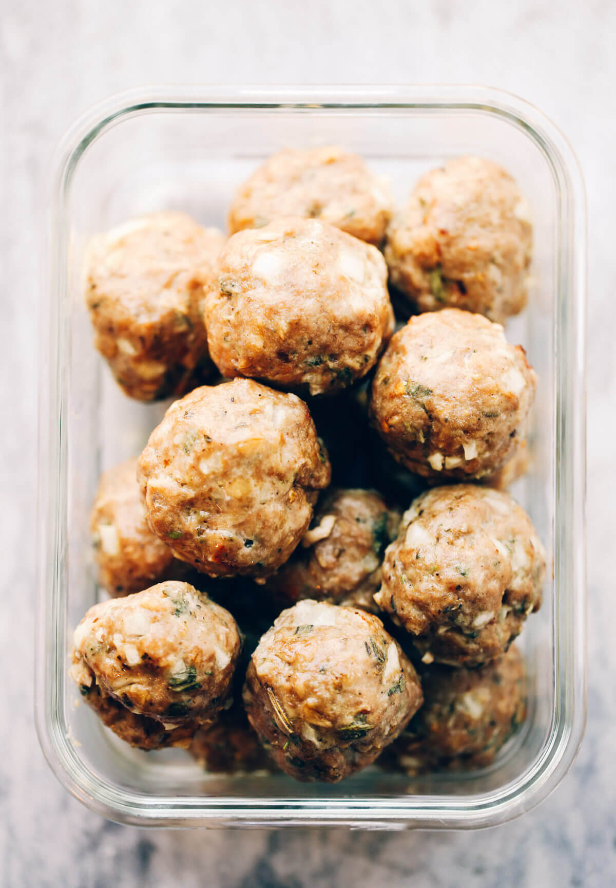 Turkey Sausage Meatballs In Sage Cream Sauce Paleo Gluten Free