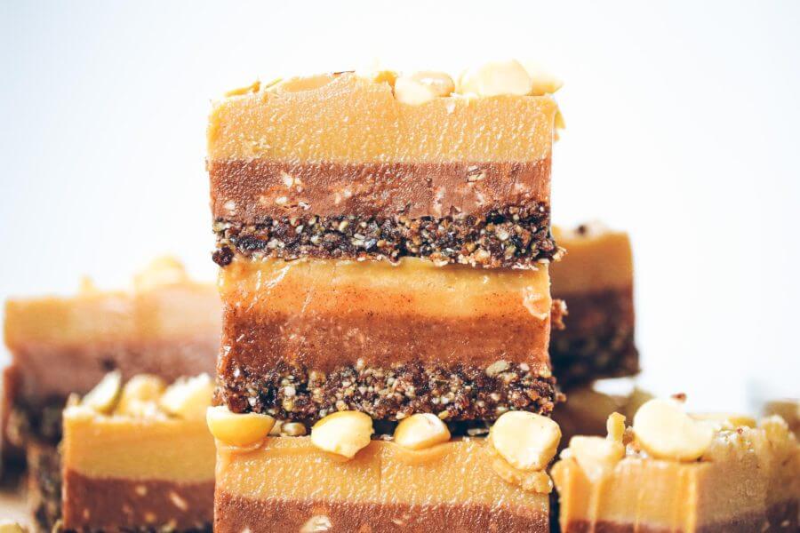 No Bake Caramel Coconut Oil Fudge