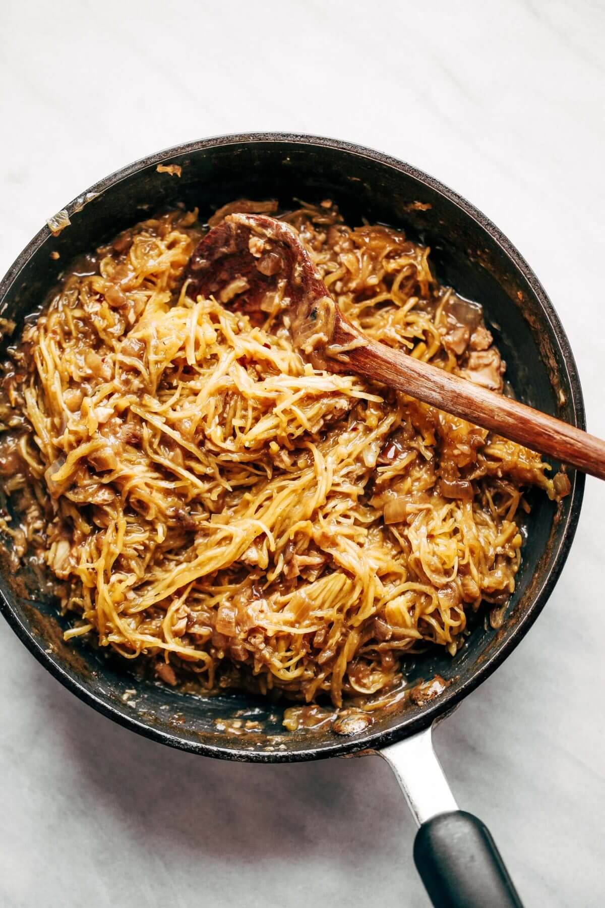 Spicy Spaghetti Squash Noodles Paleo Gluten Free