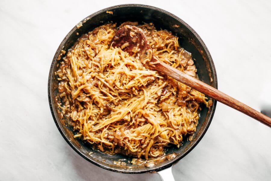 Spicy Spaghetti Squash Noodles
